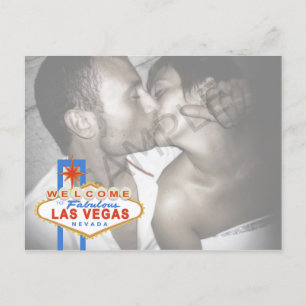 Las Vegas Sign Save the Date Briefkaart