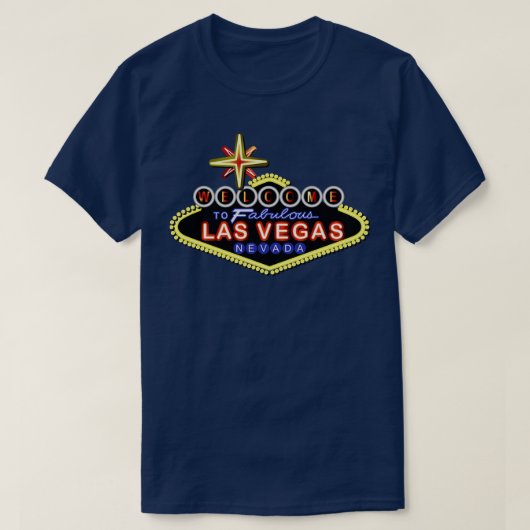 Las Vegas Sign T-shirt (Design voorkant)