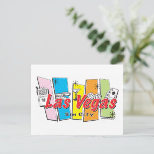 Las-Vegas-Sin-City Briefkaart
