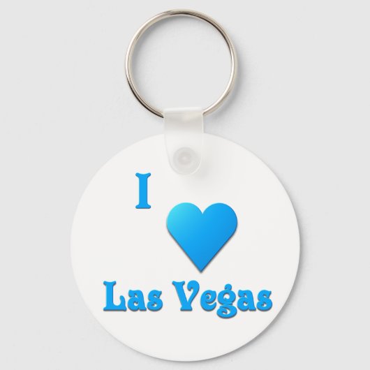 Las Vegas — Sky Blue Sleutelhanger (Voorkant)