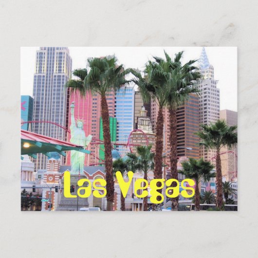 Las Vegas skyline Briefkaart (Voorkant)