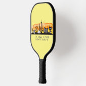 Las Vegas Skyline Latitude en Longitude Pickleball Paddle (Links)