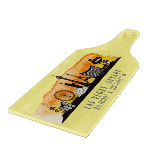 Las Vegas Skyline Latitude Snijplank (Hoek)