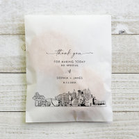 Las Vegas Skyline Mariage Merci Favoriser les sacs