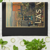 Las Vegas Skyline Theedoek (Gevouwen)