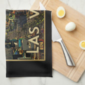 Las Vegas Skyline Theedoek (Quarter Fold)