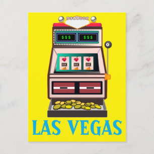 LAS VEGAS-sleufmachine Briefkaart reizen