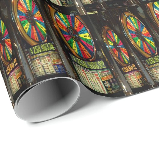 Las Vegas Slot Machines Cadeaupapier (Rol Hoek)