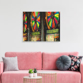 Las Vegas Slot Machines Canvas Afdruk (Insitu (Woonkamer))