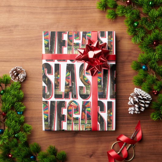 Las Vegas Slots Cadeaupapier (Feestdagen Geschenken)