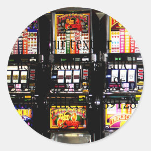 Las Vegas Slots Dream Machines Ronde Sticker