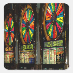 Las VEGAS-SLOTS Vierkante Sticker