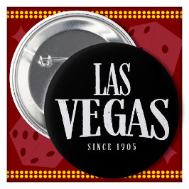 Las Vegas Souvenir Las Vegas Since 1905 Las Vegas Ronde Button 5,7 Cm