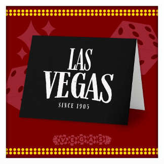 Las Vegas Souvenir Las Vegas Sinds 1905 Las Vegas Kaart