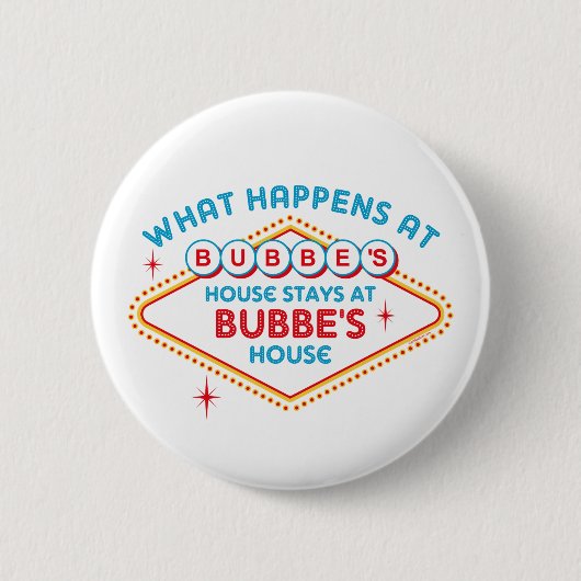 Las Vegas staat in Bubbe's Ronde Button 5,7 Cm (Voorkant)