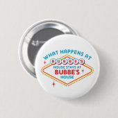 Las Vegas staat in Bubbe's Ronde Button 5,7 Cm (Voorkant /achterkant)
