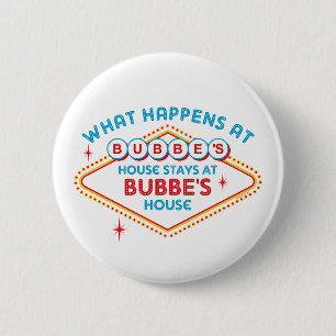 Las Vegas staat in Bubbe's Ronde Button 5,7 Cm