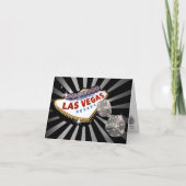 Las Vegas Starburst Weddenschap Reception Silver B (Voorkant)