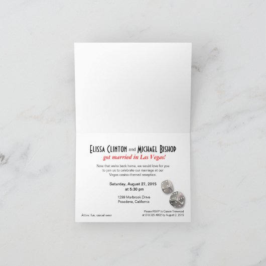Las Vegas Starburst Weddenschap Reception Silver B (Binnen)