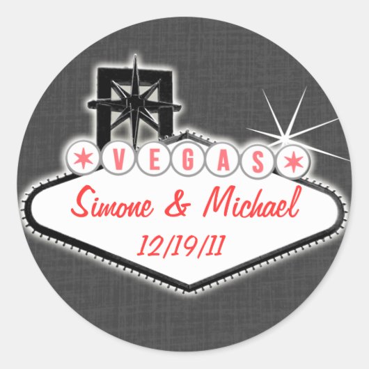 Las Vegas Sticker (Voorkant)