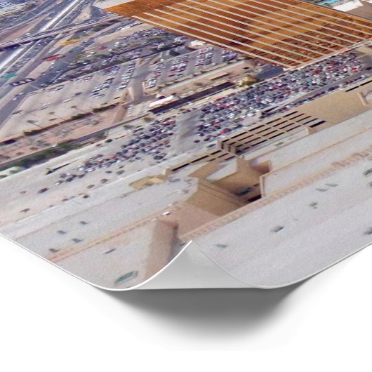 Las Vegas Strip 2009 Aerial Uitzicht Poster (Hoek)