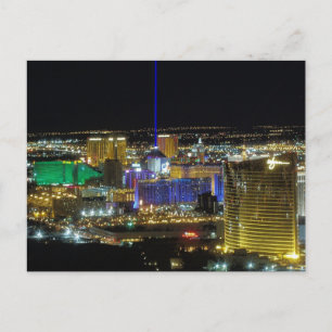 Las Vegas Strip Aerial Uitzicht maart 2005 Briefka Briefkaart