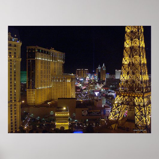 Las Vegas Strip & Aladdin Poster Imprimer (Devant)