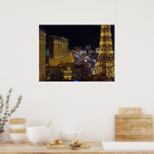 Las Vegas Strip & Aladdin Poster Imprimer (Cuisine)
