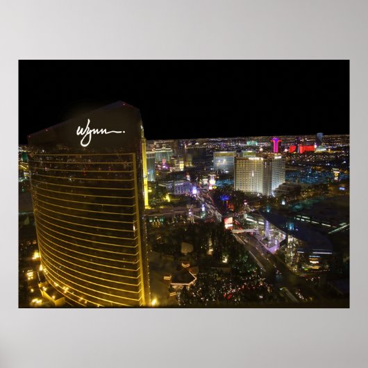 Las Vegas Strip at Night Poster Imprimer (Devant)