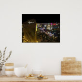 Las Vegas Strip at Night Poster Imprimer (Cuisine)