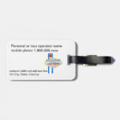 Las Vegas Strip Bagagelabel (Achterkant horizontaal)