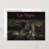 Las Vegas strip Briefkaart (Voorkant / Achterkant)