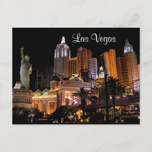 Las Vegas Strip Casinos, Nevada Post Card Briefkaart