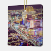 Las Vegas strip gestileerd Keramisch Ornament (Links)