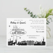 Las Vegas Strip | Las Vegas Faire-part de mariage (Debout devant)