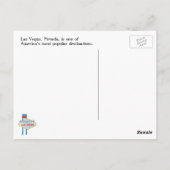Las Vegas Strip, Showgirl en Welkomstteken Briefkaart (Achterkant)