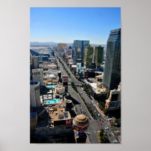 Las Vegas Strip Skyline Cityscape Amerika Verenigd Poster