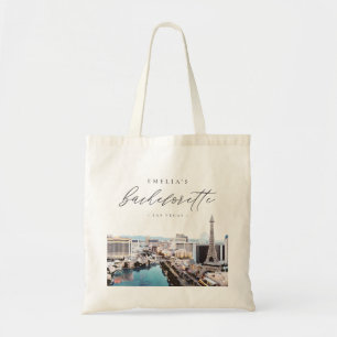 LAS VEGAS Strip Skyline Destination Bachelorette Tote Bag
