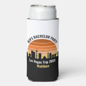 Las Vegas Strip Sunset Aangepaste Vakantie (Seltzer Achterkant)