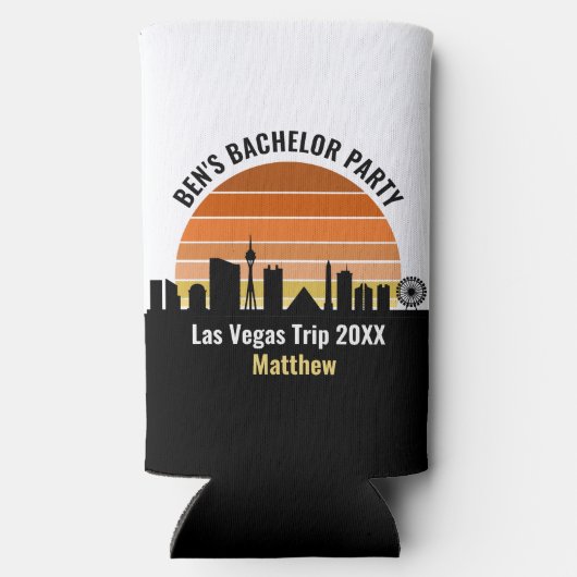 Las Vegas Strip Sunset Aangepaste Vakantie (Achterkant)