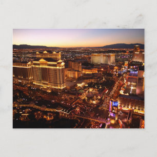 Las Vegas Strip Sunset Briefkaart