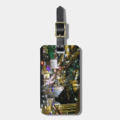 Las Vegas Strip Uitzicht Night & Day Bagagelabel (Voorkant verticaal)