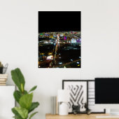 Las Vegas Strip Uitzicht Poster Print (Thuiskantoor)