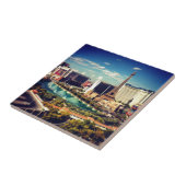 Las Vegas Strip Uitzicht Tegeltje (Zijkant)