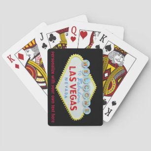 Las Vegas Strip Welcome Sign Spelling Cards Speelkaarten