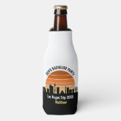 Las Vegas Strip Zonsondergang Aangepaste Vakantie Flesjeskoeler (Fles Voorkant)