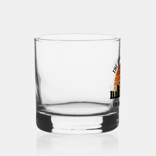 Las Vegas Strip Zonsondergang Aangepaste Vakantie Whisky Glas (Rechts)