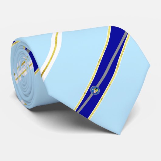 Las Vegas stripes flag Stropdas (Opgerold)