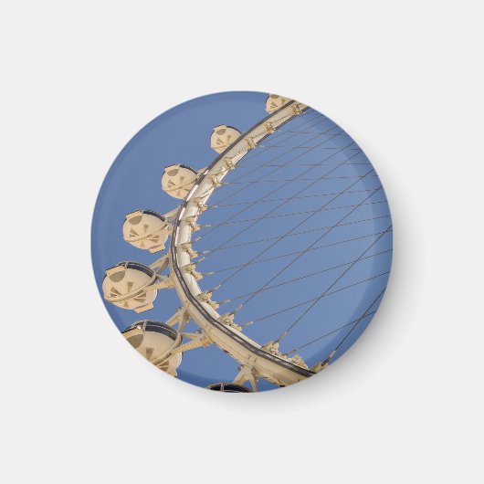 Las Vegas Style Stone Square Magneet (Voorkant)