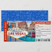 Las Vegas Surprise Trip boarding Pass Cicket (Voorkant / Achterkant)
